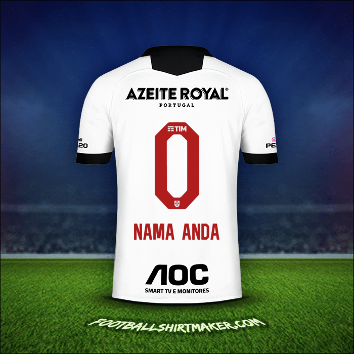 Jersey Vasco da Gama 2019/20 Ketiga -  nama anda - 0