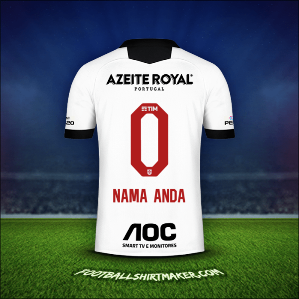 Jersey Vasco da Gama 2019/20 Ketiga -  nama anda - 0