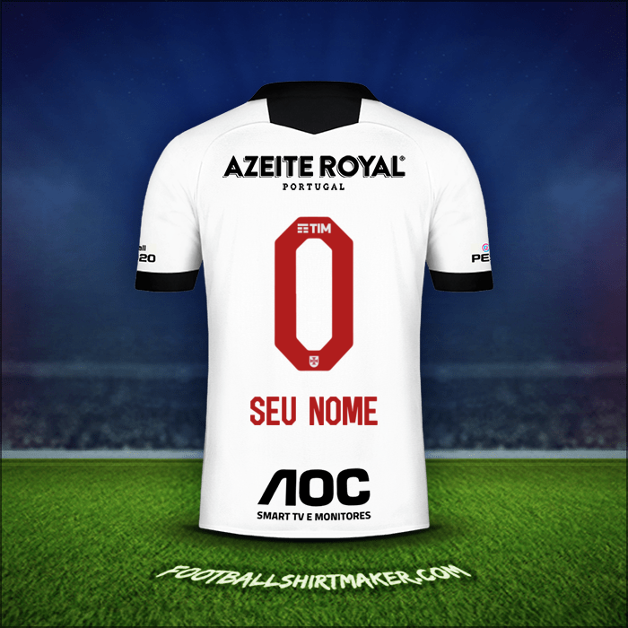 Camisa Vasco da Gama 2019/20 Terceira -  seu nome - 0
