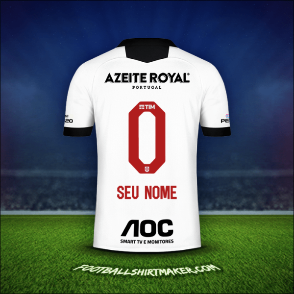 Camisa Vasco da Gama 2019/20 Terceira -  seu nome - 0