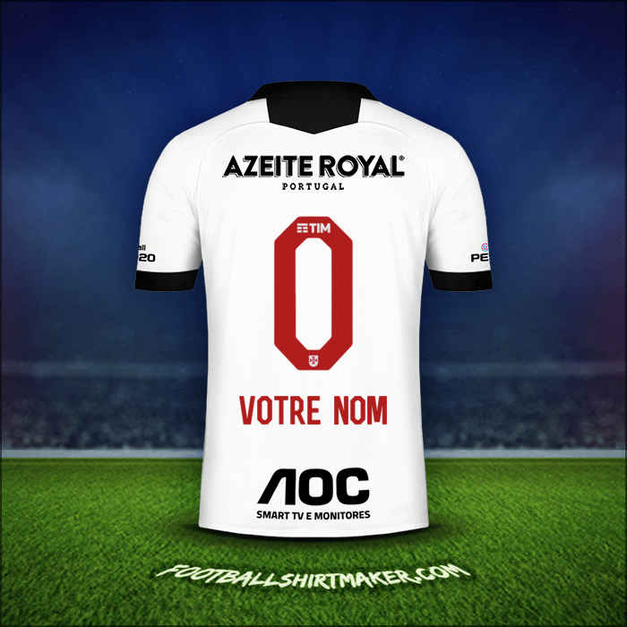 Maillot Vasco da Gama 2019/20 Troisième -  votre nom - 0