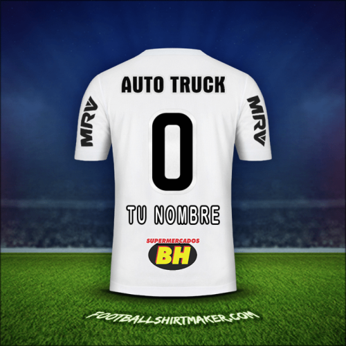 Camiseta Atletico Mineiro 2019 Visita -  tu nombre - 0