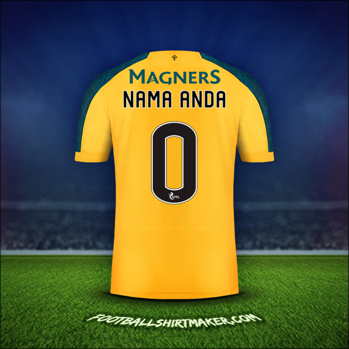 Jersey Celtic FC 2019/20 Alternatif -  nama anda - 0