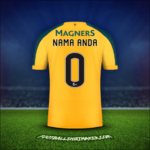 Jersey Celtic FC 2019/20 Alternatif -  nama anda - 0
