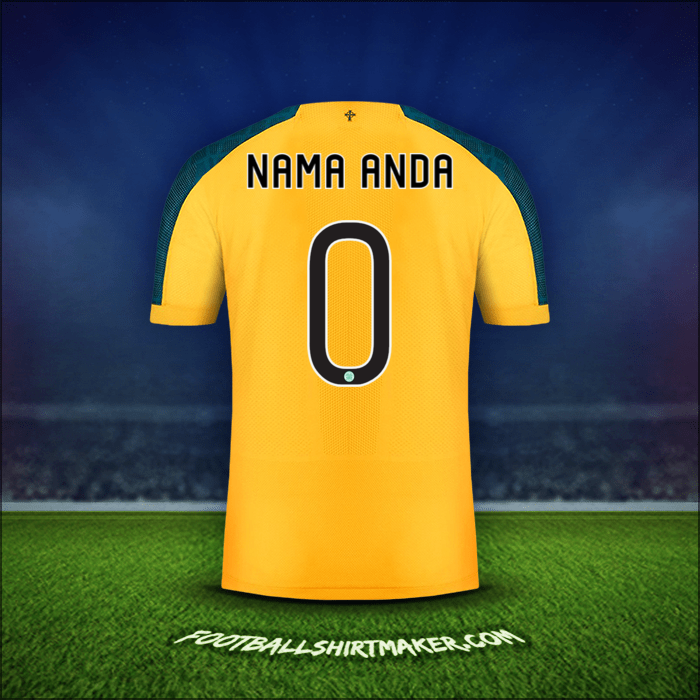 Jersey Celtic FC Cup 2019/20 Alternatif -  nama anda - 0
