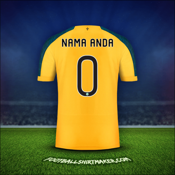 Jersey Celtic FC Cup 2019/20 Alternatif -  nama anda - 0