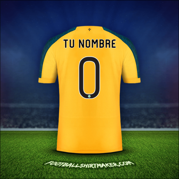 Jersey Celtic FC Cup 2019/20 Visita -  tu nombre - 0