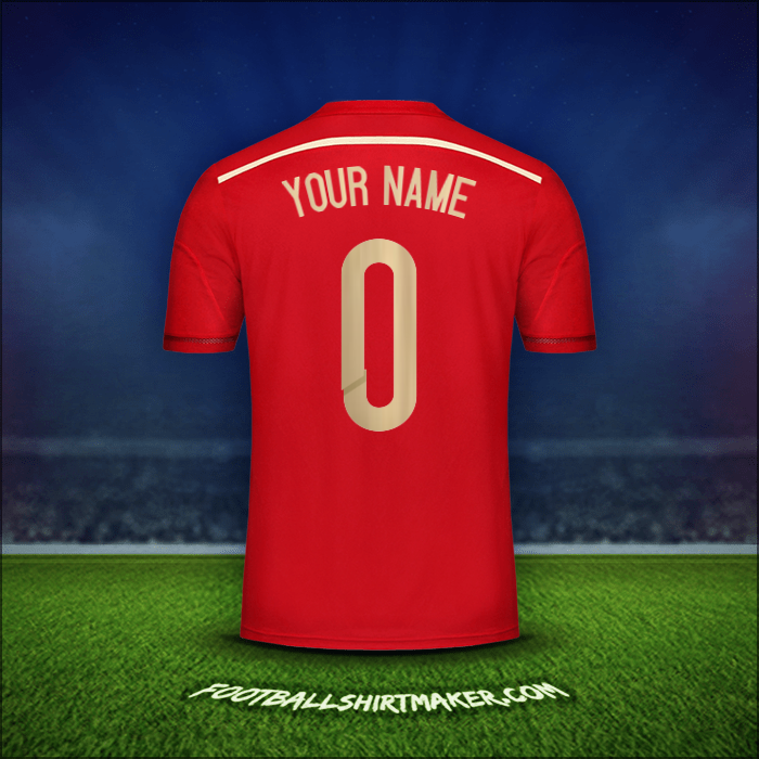 Jersey Spain 2014 -  your name - 0
