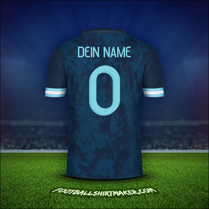 Trikot Argentinien 2020/21 Auswärts -  dein name - 0