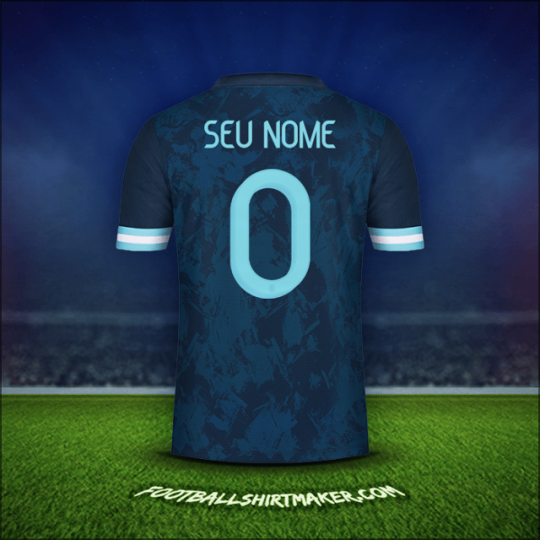Camisa Argentina 2020/21 Alternativa -  seu nome - 0