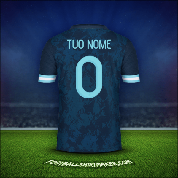 Maglia Argentina 2020/21 Seconda -  tuo nome - 0