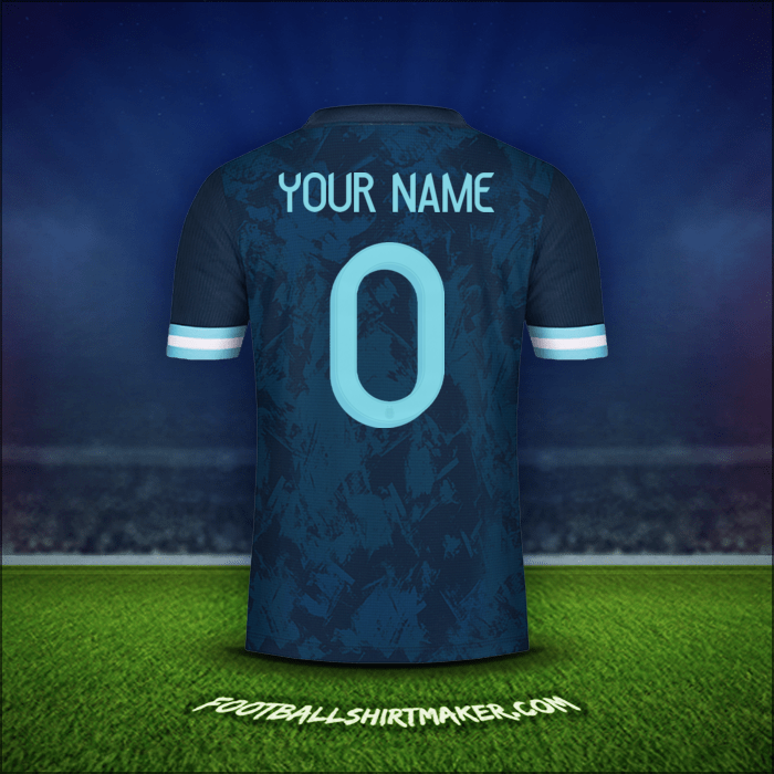 Shirt Argentina 2020/21 Away -  your name - 0
