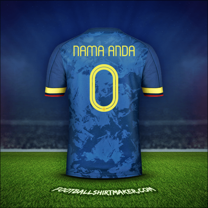 Jersey Kolombia 2020/21 Alternatif -  nama anda - 0