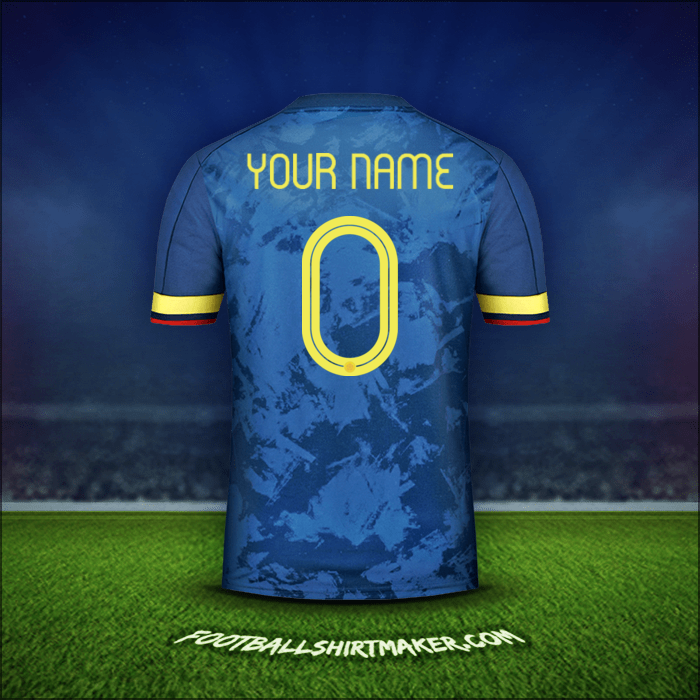 Shirt Colombia 2020/21 Away -  your name - 0