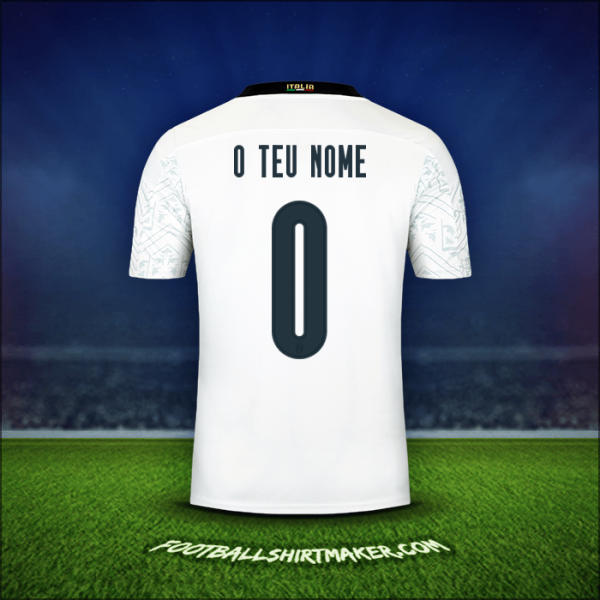 Camisola Itália 2020 Alternativa -  o teu nome - 0