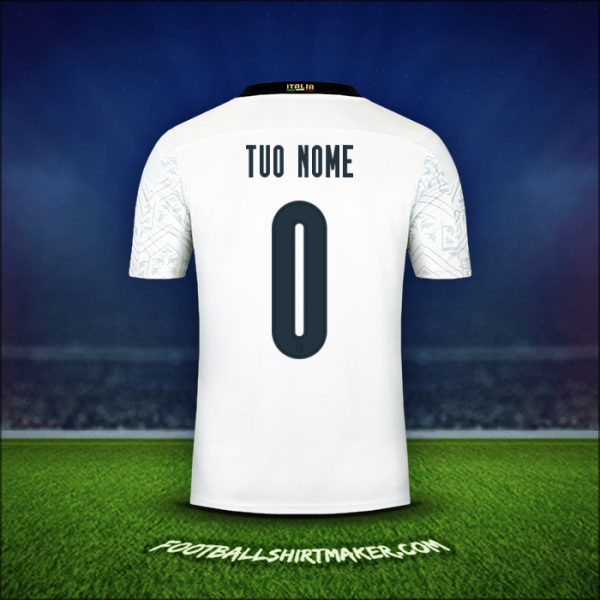 Maglia Italia 2020 Seconda -  tuo nome - 0