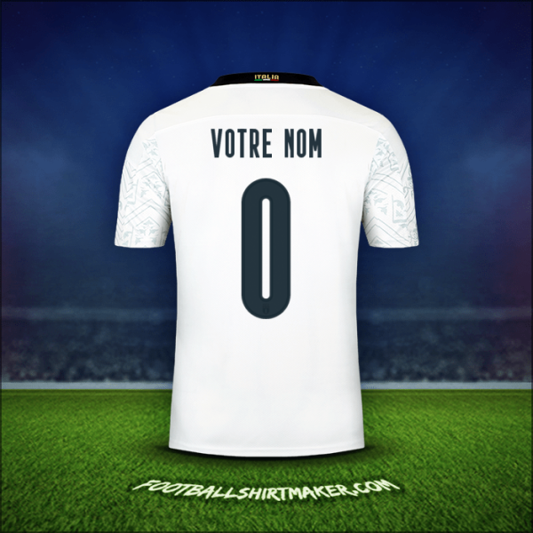 Maillot Italie 2020 Extérieur -  votre nom - 0