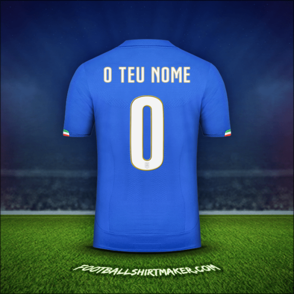 Camisola Itália 2014 -  o teu nome - 0