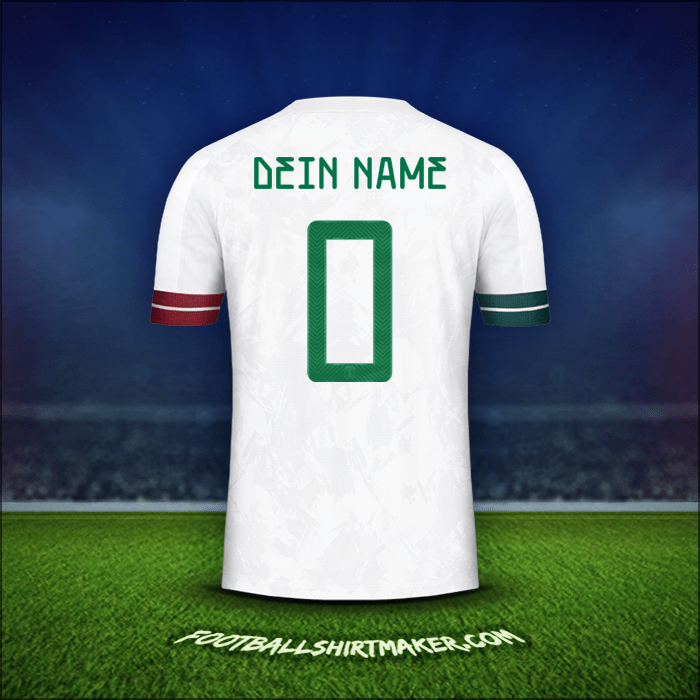 Trikot Mexiko 2020 Auswärts -  dein name - 0