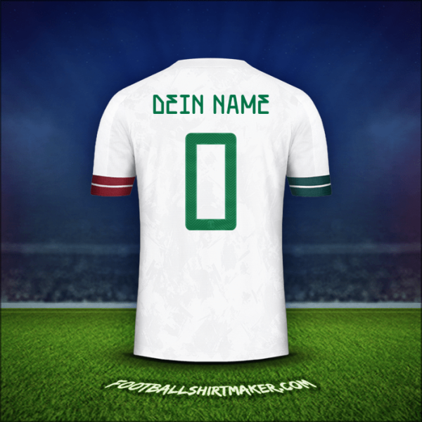 Trikot Mexiko 2020 Auswärts -  dein name - 0