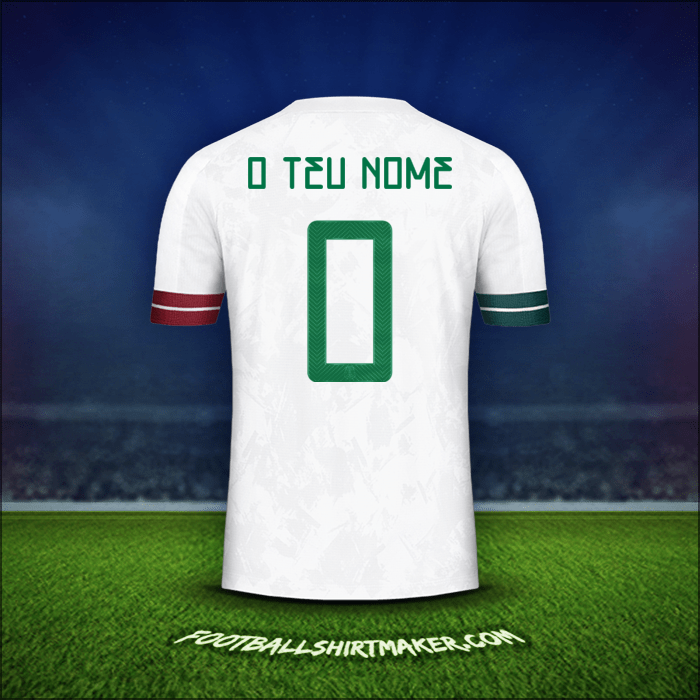 Camisola México 2020 Alternativa -  o teu nome - 0