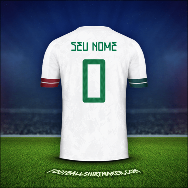 Camisa México 2020 Alternativa -  seu nome - 0