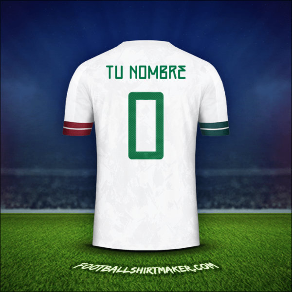 Camiseta Mexico 2020 Visita -  tu nombre - 0
