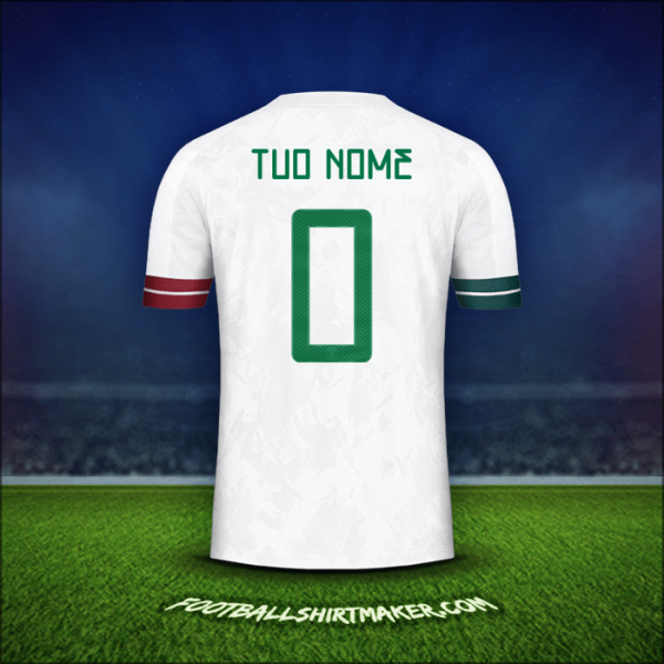 Maglia Messico 2020 Seconda -  tuo nome - 0