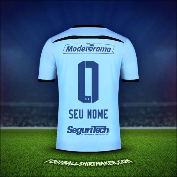 Camisa Toluca FC 2019/20 Terceira -  seu nome - 0