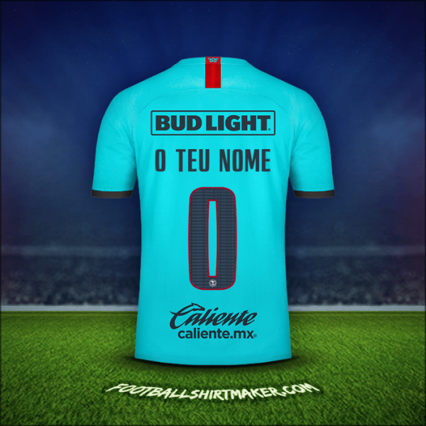 Camisola Club America 2019/20 Terceira -  o teu nome - 0