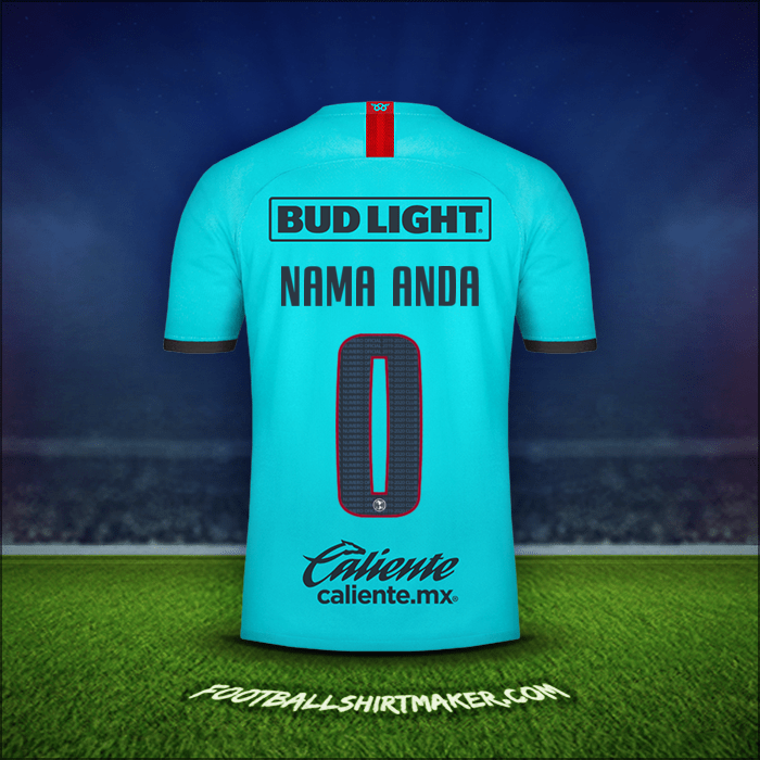 Jersey Club America 2019/20 Ketiga -  nama anda - 0