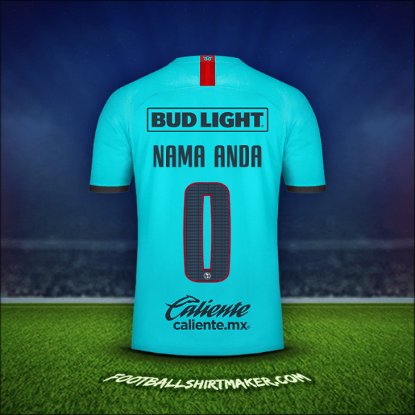 Jersey Club America 2019/20 Ketiga -  nama anda - 0