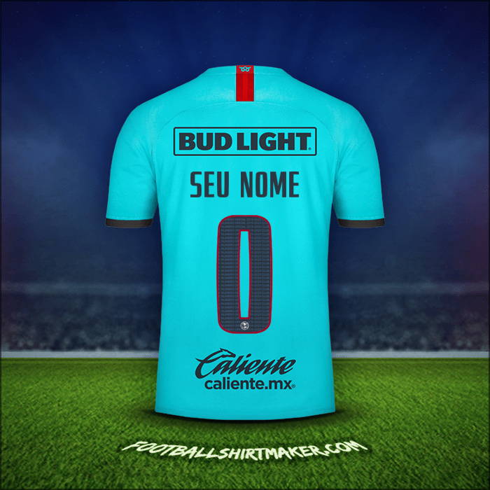 Camisa Club America 2019/20 Terceira -  seu nome - 0