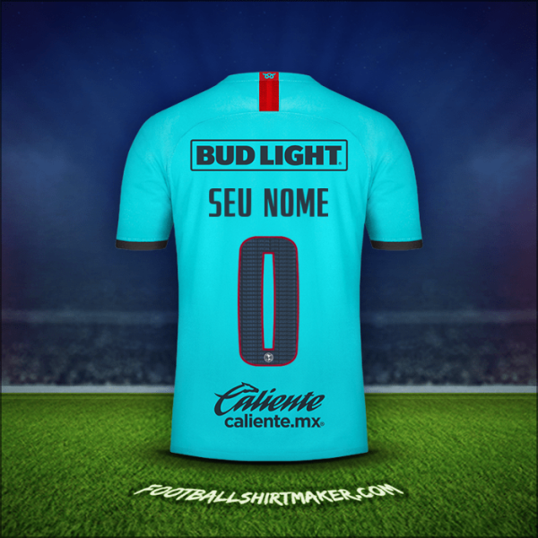 Camisa Club America 2019/20 Terceira -  seu nome - 0