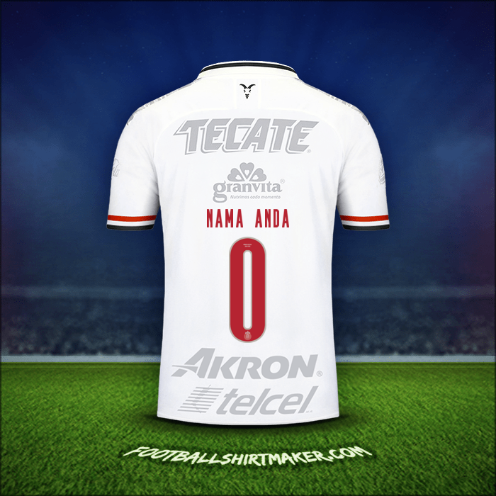 Jersey Guadalajara 2019/20 Ketiga -  nama anda - 0