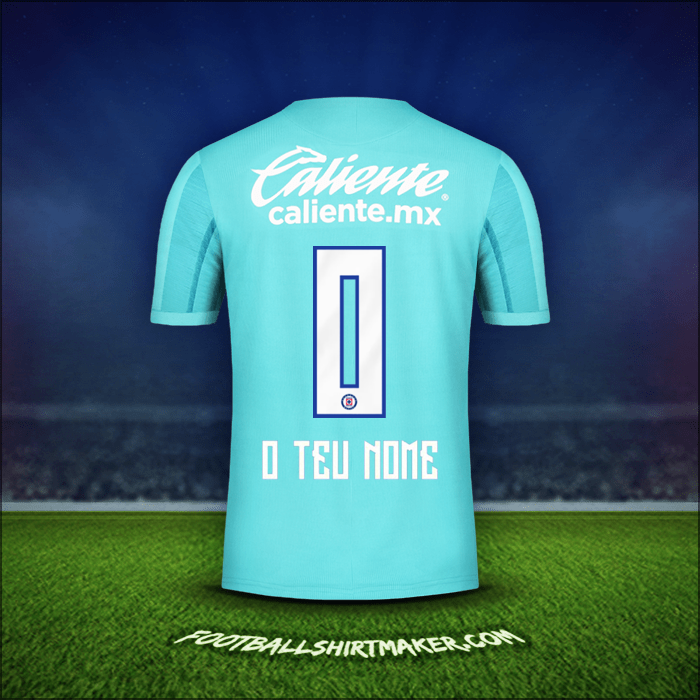 Camisola Cruz Azul 2019/20 Terceira -  o teu nome - 0