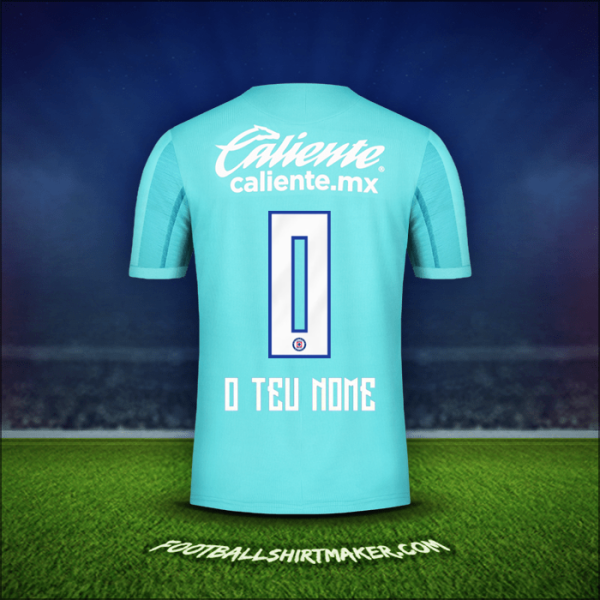 Camisola Cruz Azul 2019/20 Terceira -  o teu nome - 0