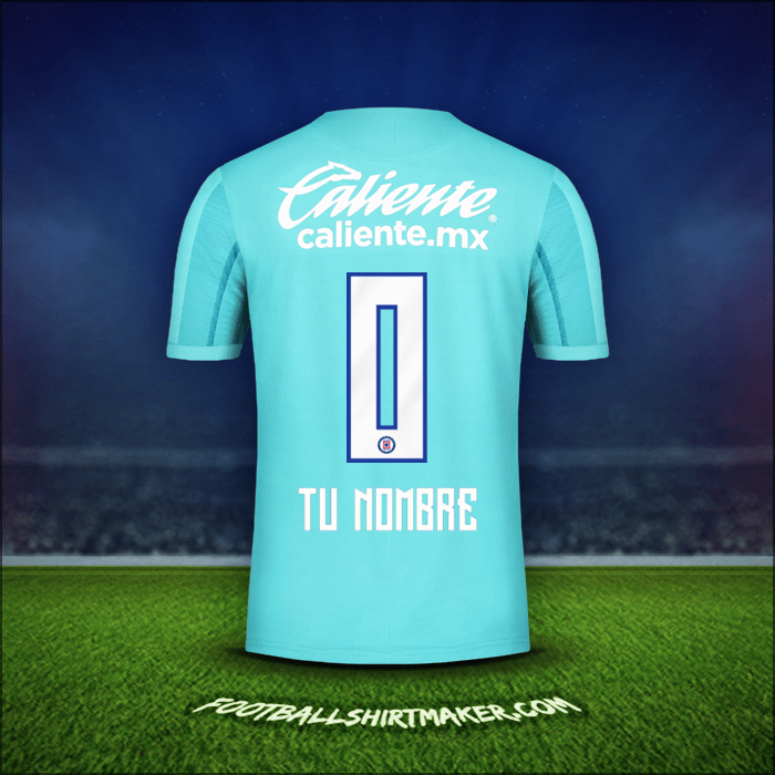 Camiseta Cruz Azul 2019/20 Tercera -  tu nombre - 0