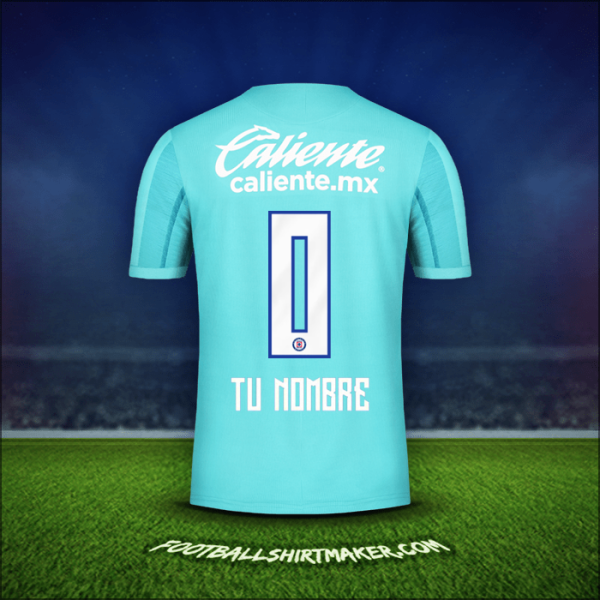 Camiseta Cruz Azul 2019/20 Tercera -  tu nombre - 0