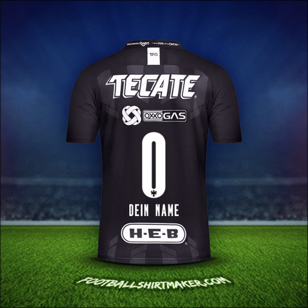 Trikot Monterrey 2019/20 Dritte -  dein name - 0