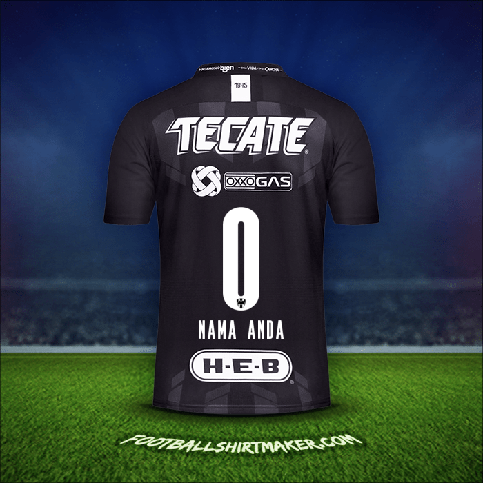 Jersey Monterrey 2019/20 Ketiga -  nama anda - 0