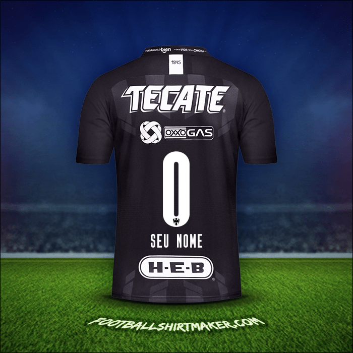 Camisa Monterrey 2019/20 Terceira -  seu nome - 0