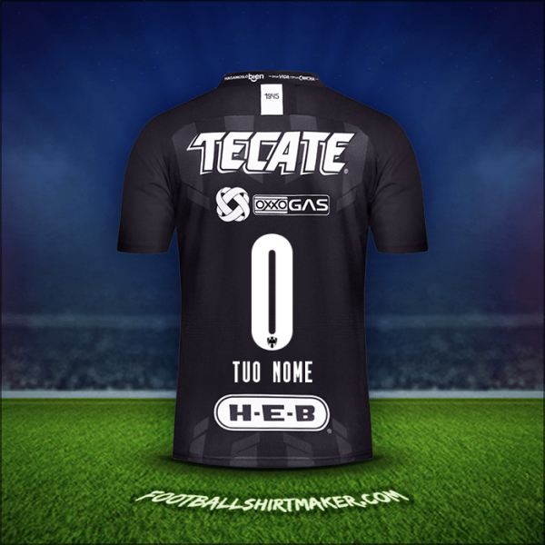 Maglia Monterrey 2019/20 Terza -  tuo nome - 0