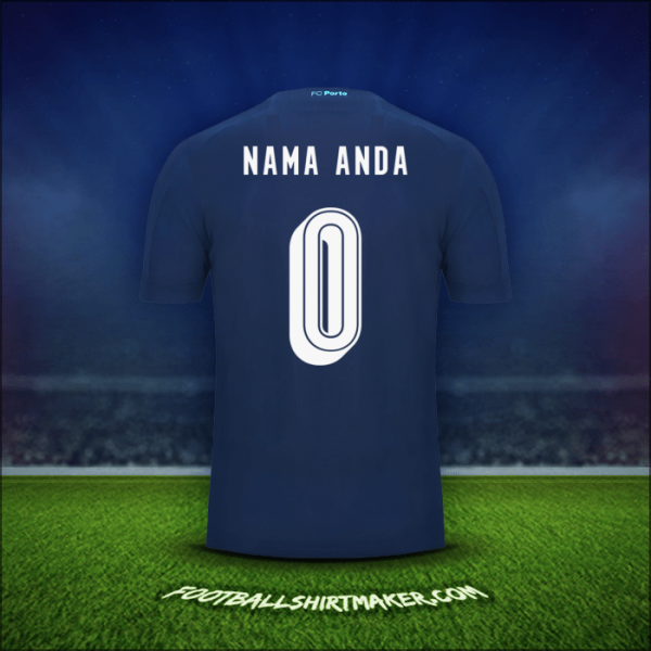 Jersey FC Porto UCL 2019/20 Ketiga -  nama anda - 0