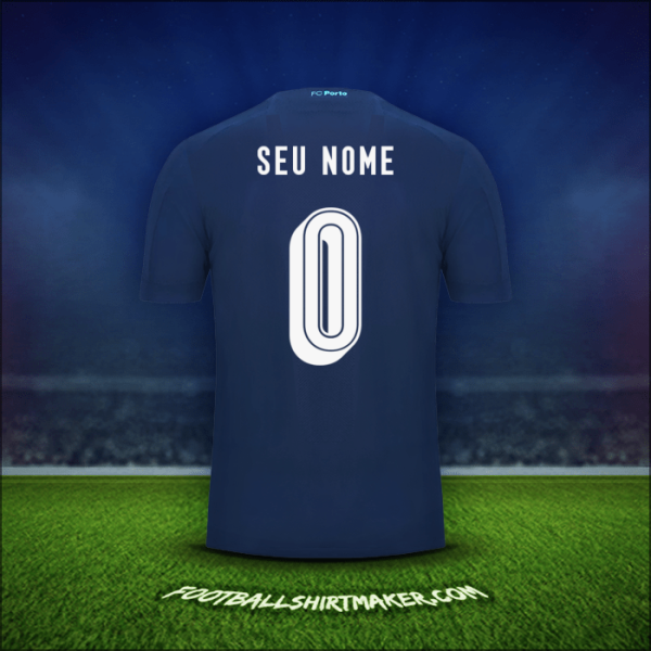 Camisa FC Porto UCL 2019/20 Terceira -  seu nome - 0