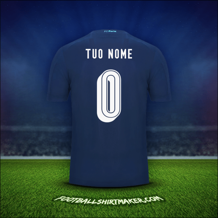 Maglia FC Porto UCL 2019/20 Terza -  tuo nome - 0