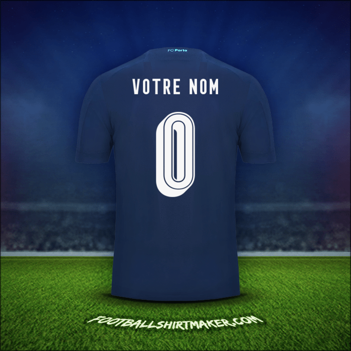 Maillot FC Porto UCL 2019/20 Troisième -  votre nom - 0