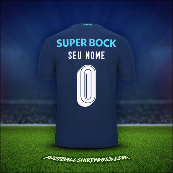 Camisa FC Porto Cup 2019/20 Terceira -  seu nome - 0