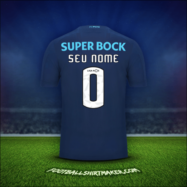 Camisa FC Porto 2019/20 Terceira -  seu nome - 0