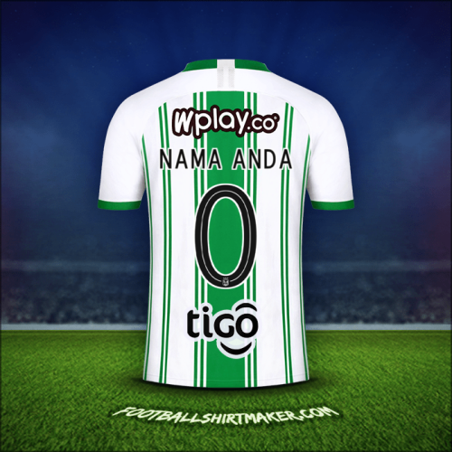 Jersey Atletico Nacional 2020 -  nama anda - 0